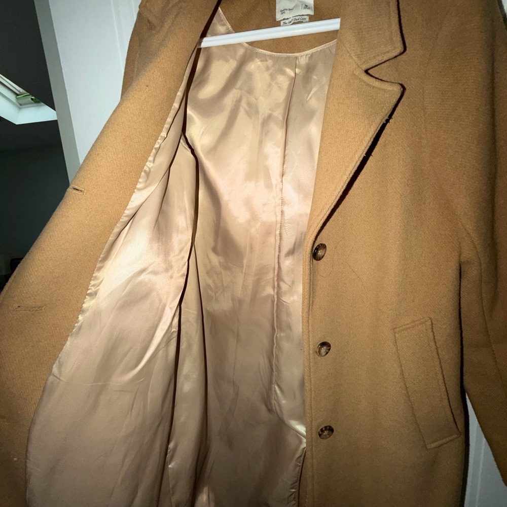 Abercrombie & Fitch Camel Brown “Dad” Coat - Picture 4 of 5